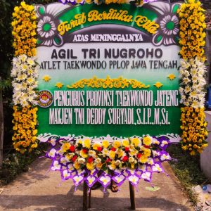 karangan bunga duka cita